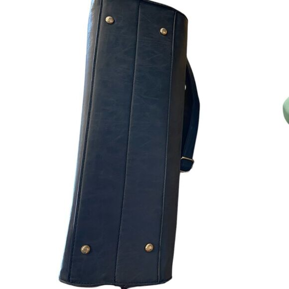 Laptop Shoulder Bag with Adjustable Strap Inside and Outside Pockets Color Blue - Picture 6 of 9